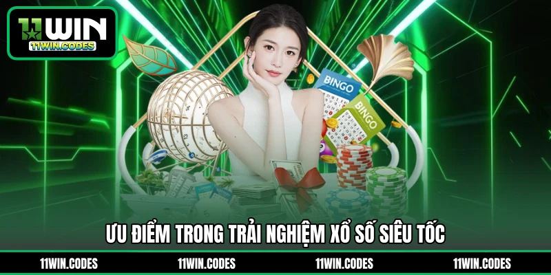 Ưu điểm trong trải nghiệm xổ số siêu tốc